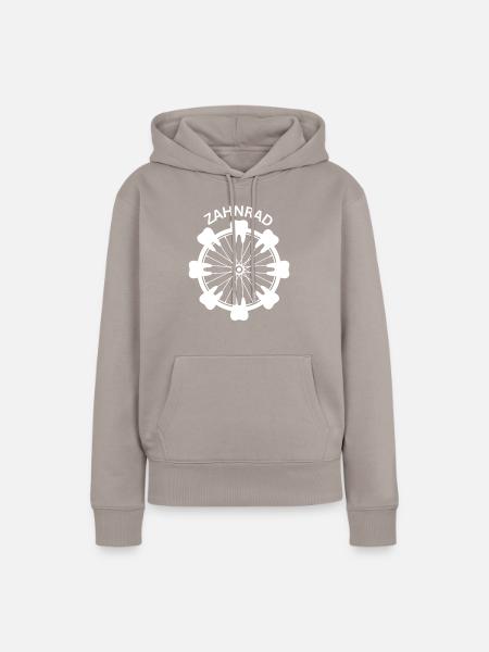 Zahnrad - Frauen Premium Bio Hoodie - Taupe