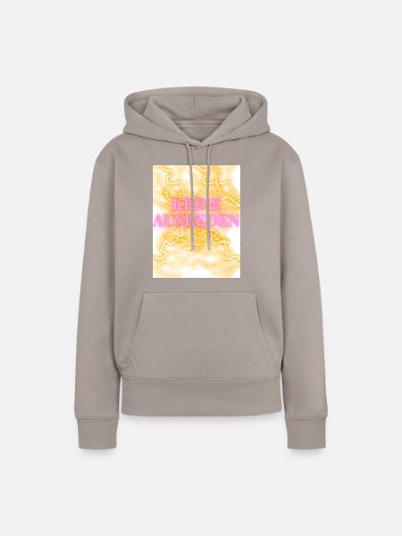 Keine Ausreden - Frauen Premium Bio Hoodie - Taupe