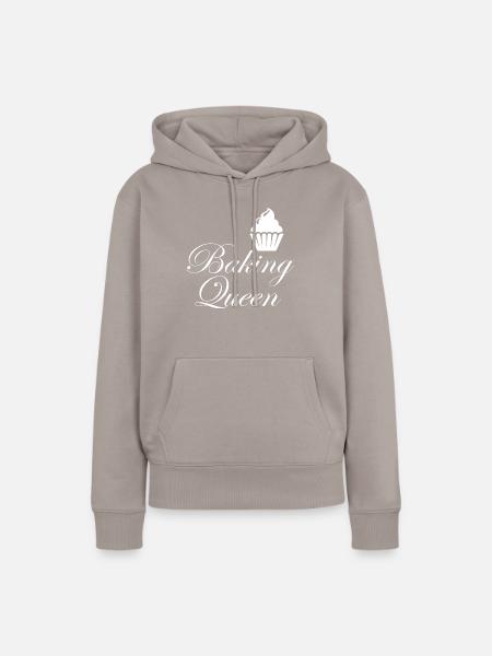 Backen Baking - Frauen Premium Bio Hoodie - Taupe