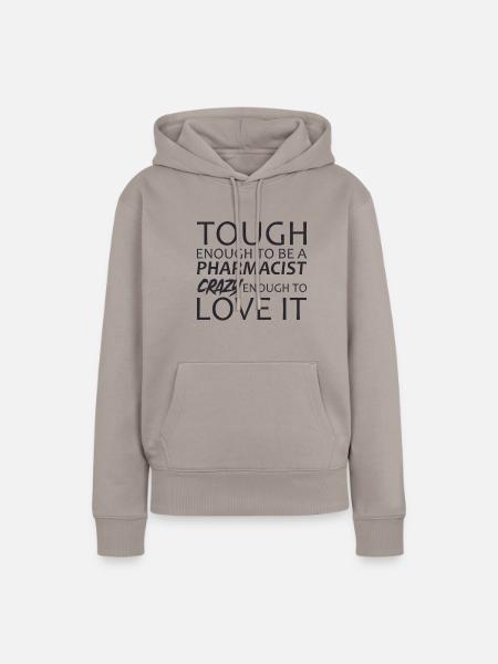 Pharmacist Crazy Apotheke - Frauen Premium Bio Hoodie - Taupe