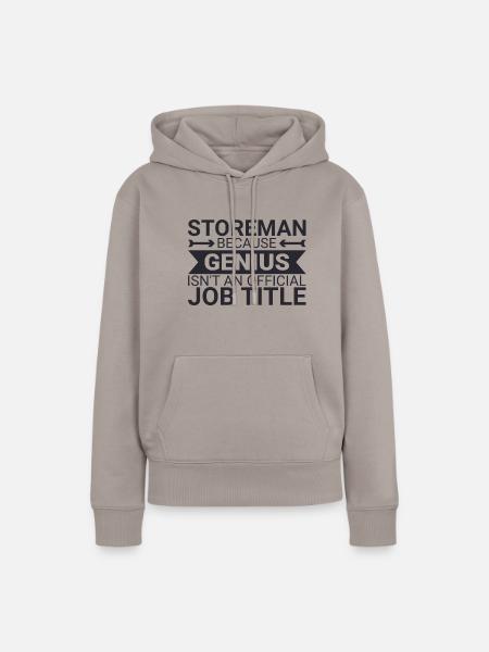 Storeman Genius - Frauen Premium Bio Hoodie - Taupe