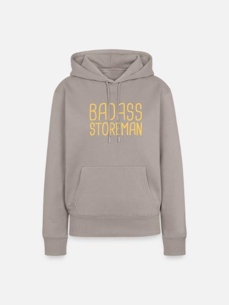 Storeman Badass - Frauen Premium Bio Hoodie - Taupe