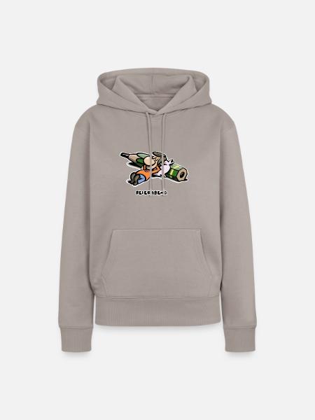 Feierabend - Frauen Premium Bio Hoodie - Taupe