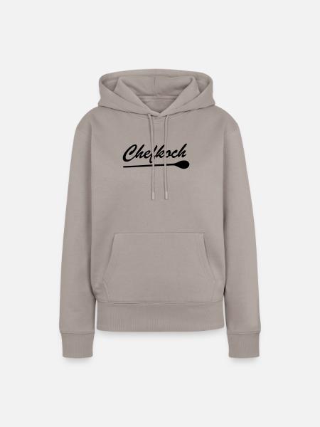Chefkoch - Frauen Premium Bio Hoodie - Taupe