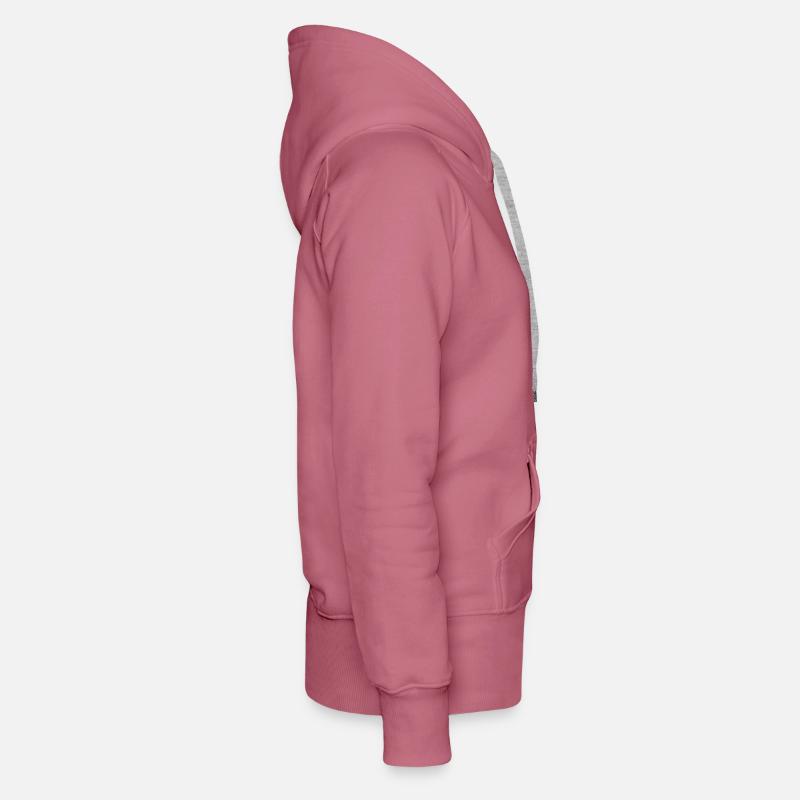 Flèche blanche Sweat à capuche Premium bio Femme