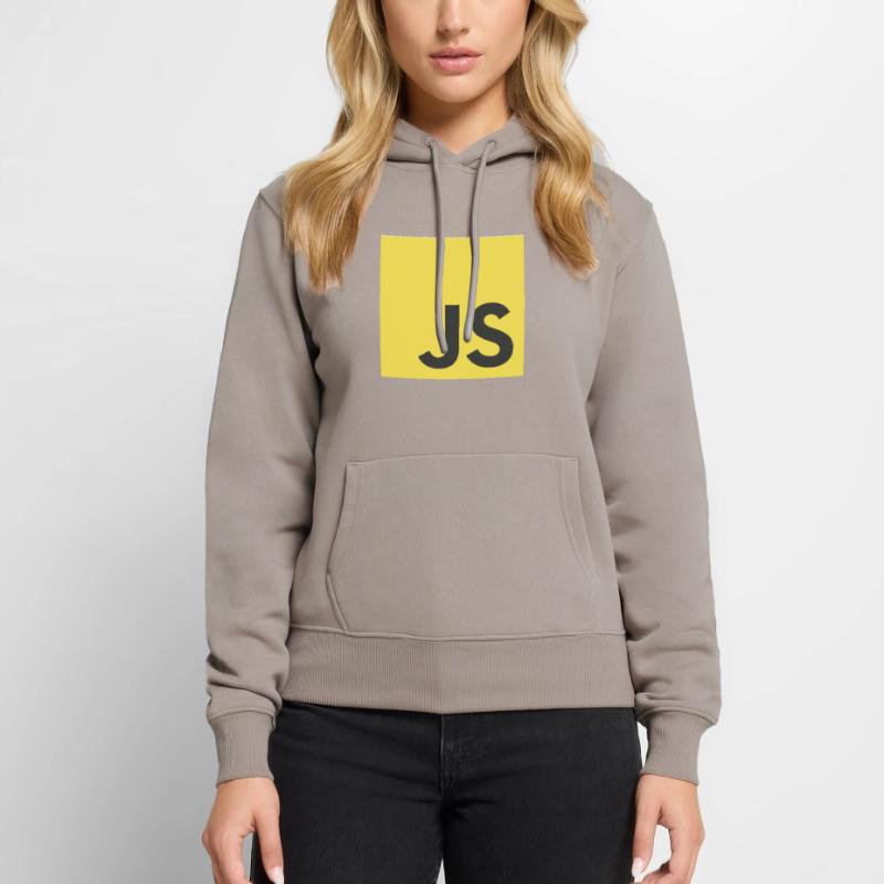 JavaScript - Programmierer (Frontend/Backend) Frauen Premium Bio Hoodie