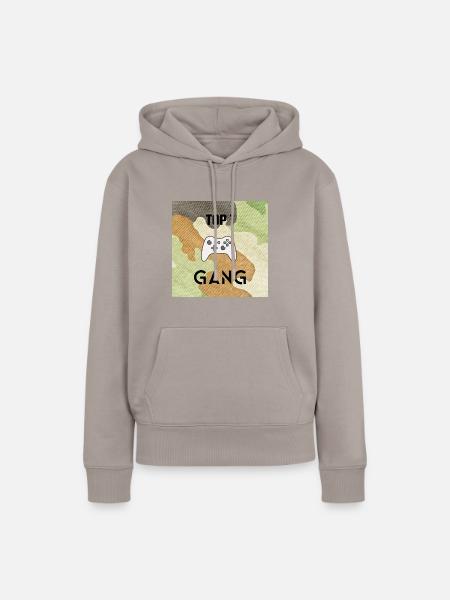 DIE TOP 1 - Frauen Premium Bio Hoodie - Taupe