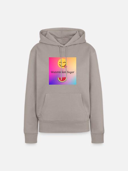 Watermelon Sugar - Frauen Premium Bio Hoodie - Taupe