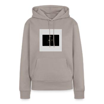 SEE YOU - Frauen Premium Bio Hoodie - Taupe - Vorne - Julia (174cm)