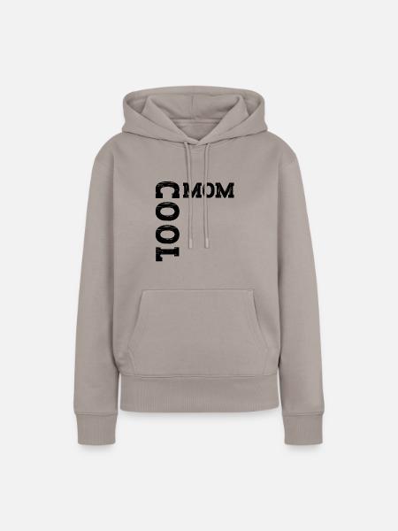 Cool Mom Mutter Geschenk - Frauen Premium Bio Hoodie - Taupe