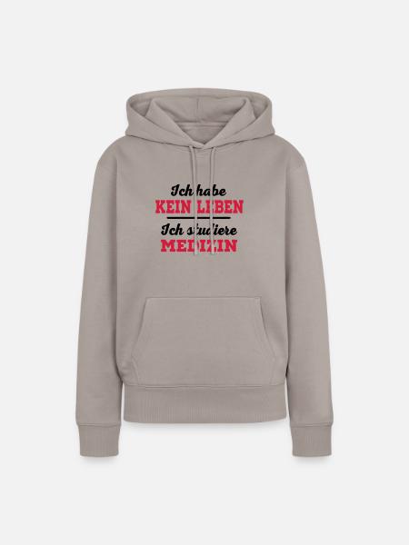 Medizin - Frauen Premium Bio Hoodie - Taupe