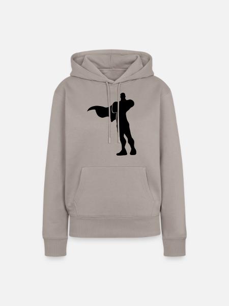 Supernatural Hero - Frauen Premium Bio Hoodie - Taupe
