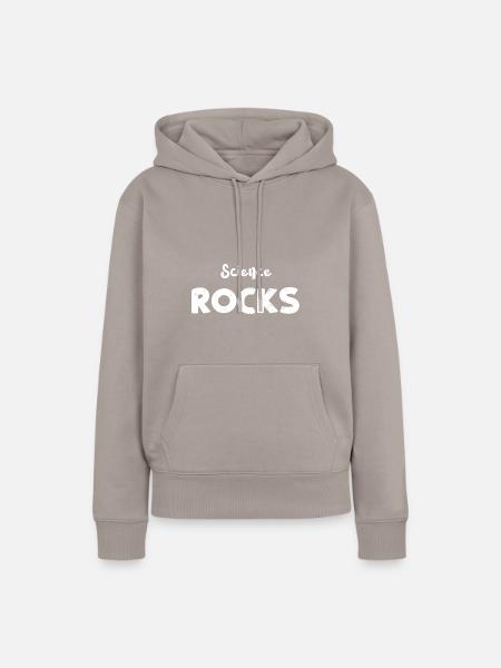 Science Rocks - Science - Frauen Premium Bio Hoodie - Taupe