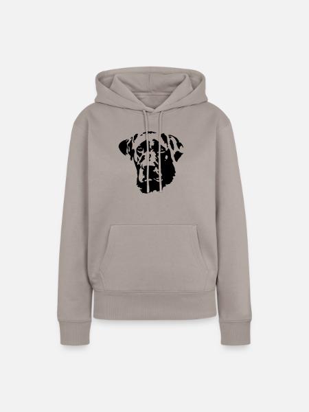 Labrador Retriever - Frauen Premium Bio Hoodie - Taupe