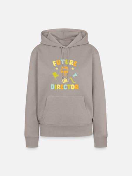 Future Director - Frauen Premium Bio Hoodie - Taupe