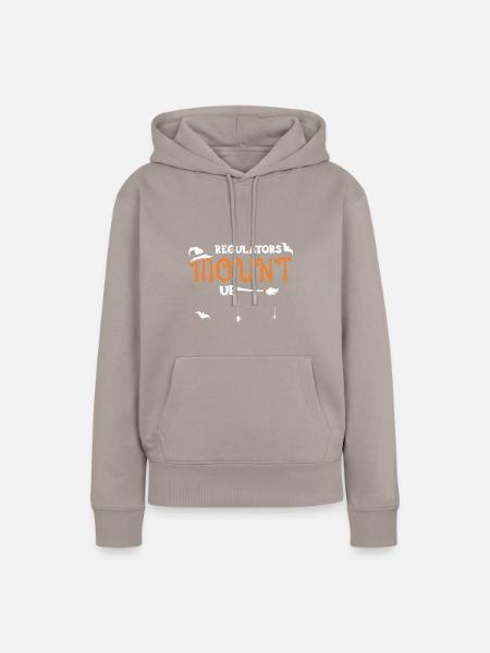 Regulators Mount Up - Halloween - Frauen Premium Bio Hoodie - Taupe