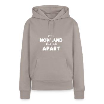 De temps en temps, je m’effondre - Sweat à capuche Premium bio Femme - taupe - Devant - Julia (174cm)
