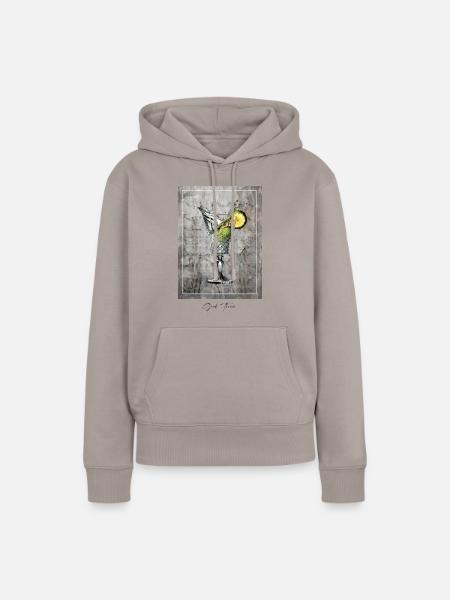 uploaded - Frauen Premium Bio Hoodie - Taupe
