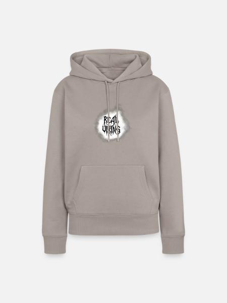Wikinger Design Real Viking - Frauen Premium Bio Hoodie - Taupe