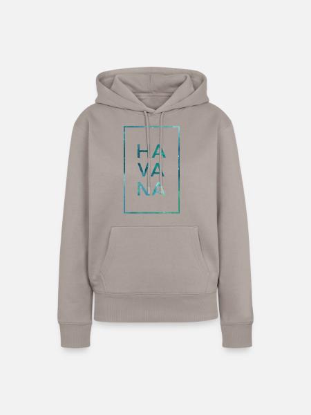 Havana - Frauen Premium Bio Hoodie - Taupe