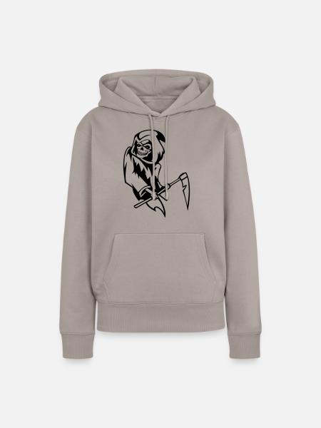 sensemann_01 - Frauen Premium Bio Hoodie - Taupe