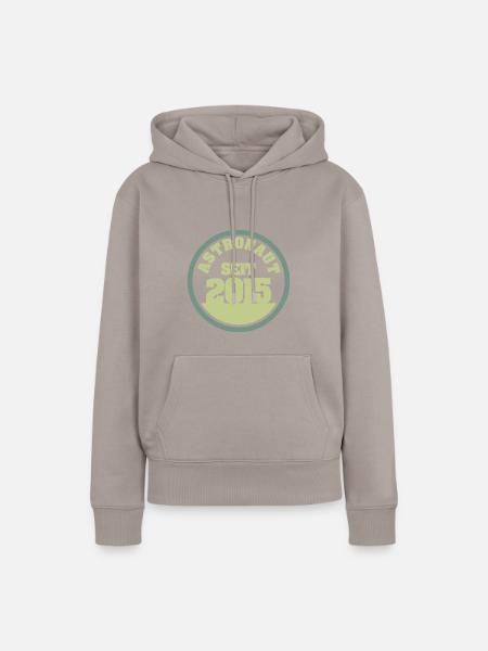 2015 2015 - Frauen Premium Bio Hoodie - Taupe