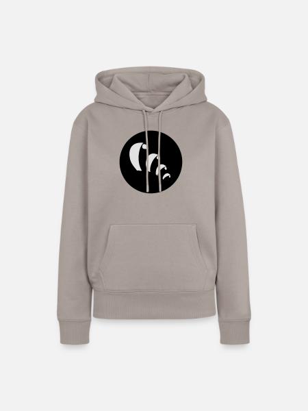 Kites am Himmel - Frauen Premium Bio Hoodie - Taupe