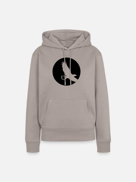 Adler - Frauen Premium Bio Hoodie - Taupe