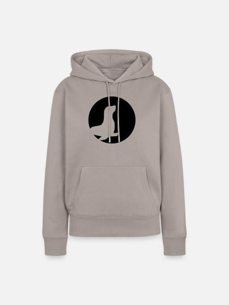 Robbe - Frauen Premium Bio Hoodie - Taupe