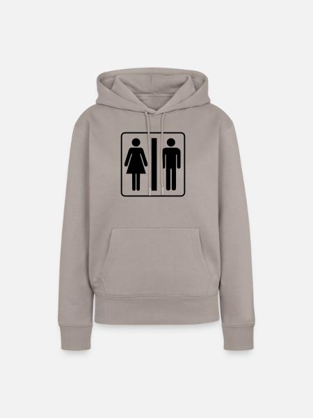 wc - Frauen Premium Bio Hoodie - Taupe
