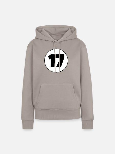 17 - Frauen Premium Bio Hoodie - Taupe