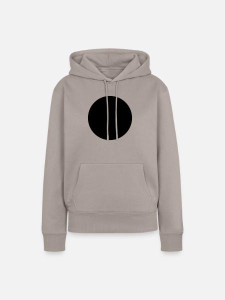 Kreis,Punkt - Frauen Premium Bio Hoodie - Taupe