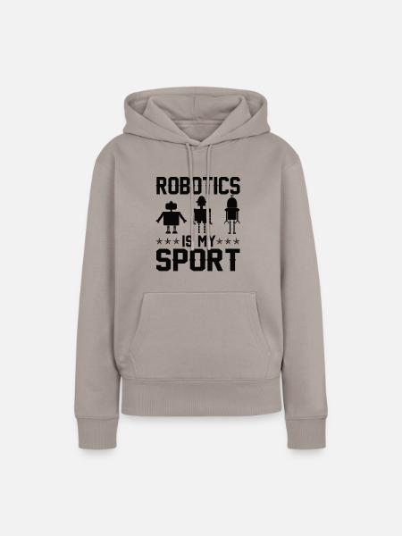 Roboter Programmierer Automatisierungstechniker - Frauen Premium Bio Hoodie - Taupe