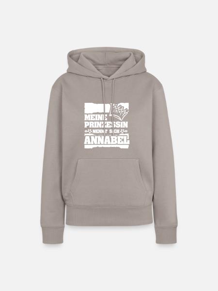 Annabel als Mädchenname - Frauen Premium Bio Hoodie - Taupe