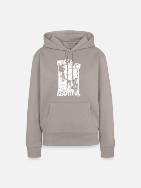 Make A Ruin Beautiful - Frauen Premium Bio Hoodie - Taupe