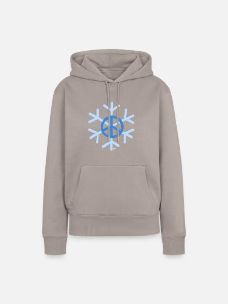 Frieden - Frauen Premium Bio Hoodie - Taupe