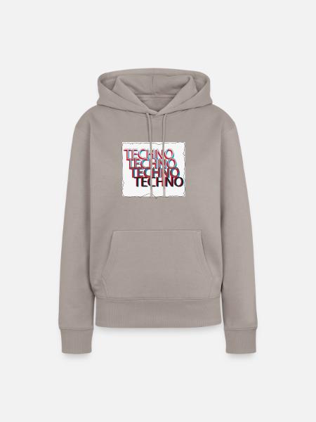 Technopappe - Frauen Premium Bio Hoodie - Taupe