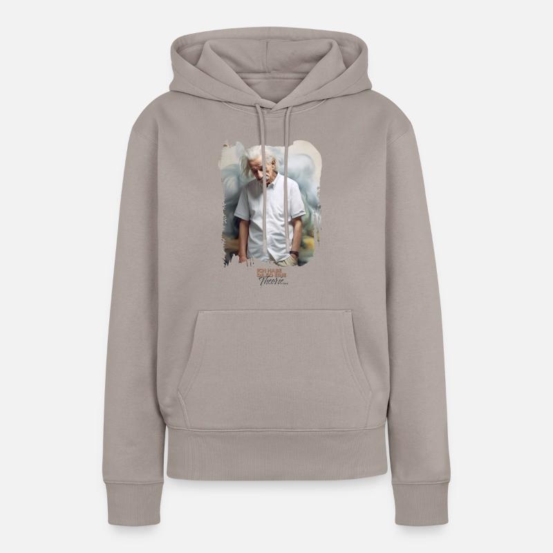 Jemand hat das so eine Idee 2 - Frauen Premium Bio Hoodie - Taupe