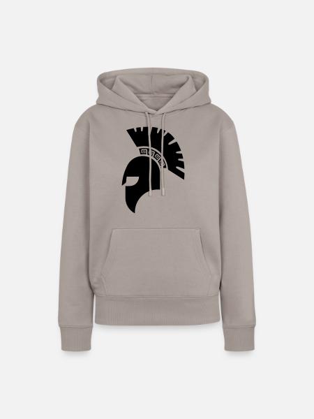 Romaner - Frauen Premium Bio Hoodie - Taupe