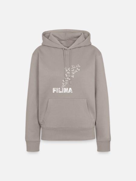Filina - Frauen Premium Bio Hoodie - Taupe