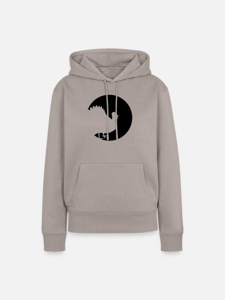 Truthahn - Frauen Premium Bio Hoodie - Taupe
