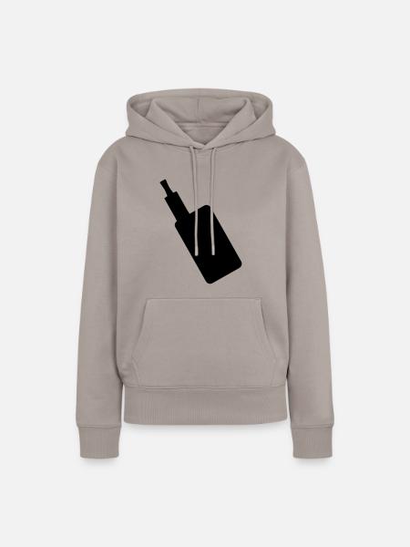 Vape / E-Zigarette - Frauen Premium Bio Hoodie - Taupe