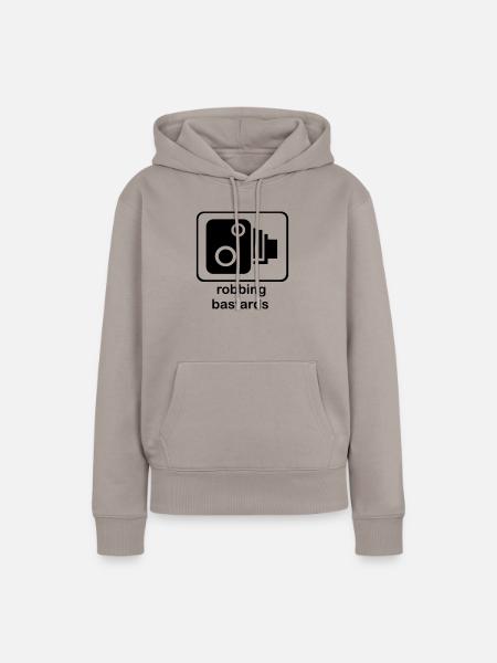 Robbing Bastards - Frauen Premium Bio Hoodie - Taupe