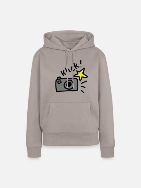 klick! Foto 3 - Frauen Premium Bio Hoodie - Taupe