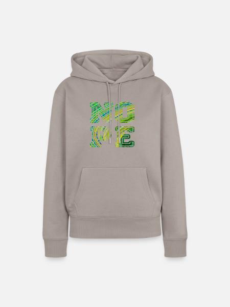 NOPE - sei kein ja-Sager! - Frauen Premium Bio Hoodie - Taupe
