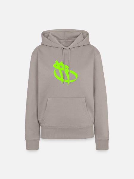 Dollarzeichen - Frauen Premium Bio Hoodie - Taupe