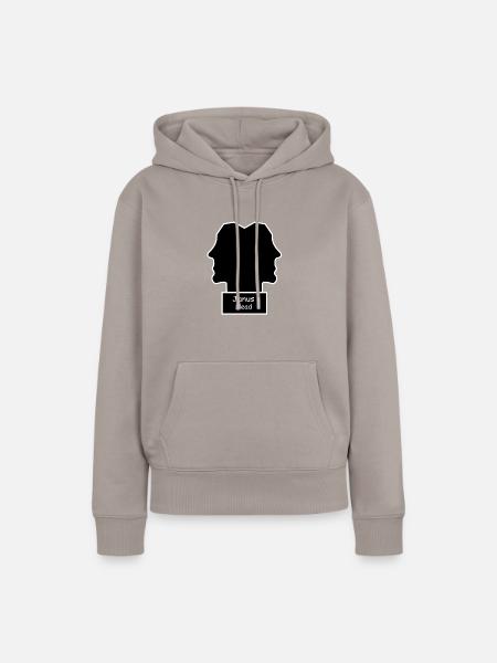 Janus Head - Frauen Premium Bio Hoodie - Taupe