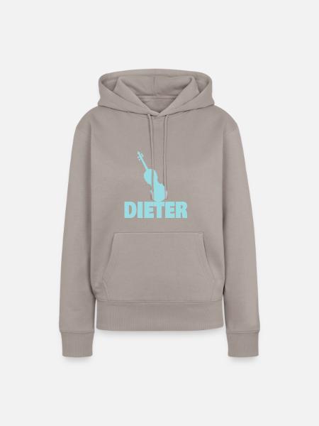 Bratsche Dieter - Frauen Premium Bio Hoodie - Taupe