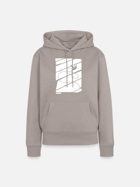 fliegen Seil - Frauen Premium Bio Hoodie - Taupe