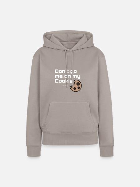 Cookie - Frauen Premium Bio Hoodie - Taupe